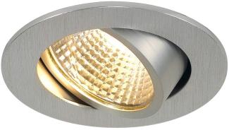 SLV Leuchte 1003060 NEW TRIA 68 I CS LED Deckeneinbauleuchte alu rund 2700K 38°