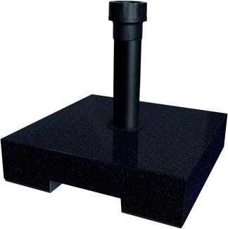 BEST Schirmständer 40 kg Beton, granit, 40 x 40 x 11 cm, 62440050