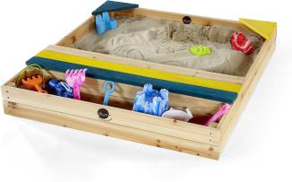 Plum 25069 Kinder Sand Spielzeug Sandkasten mit Aufbewahrungsbox
