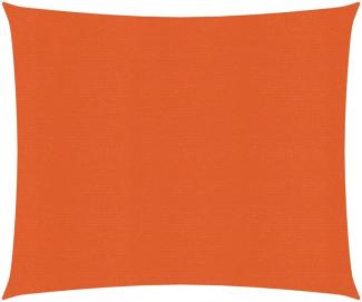 vidaXL Sonnensegel 160 g/m² Orange 2x2,5 m HDPE