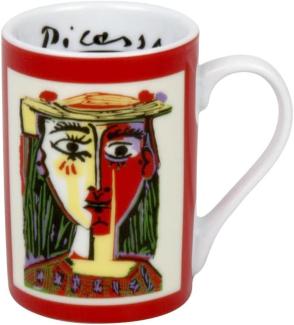 Könitz Femme au Chapeau Minipresso Becher, Tasse, Espressotasse, Picasso, Porzellan, Frau mit Hut, 90 ml, 11 1 353 1991
