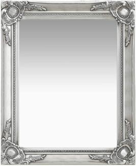 vidaXL Wandspiegel im Barock-Stil 50 x 60 cm Silbern [320318]