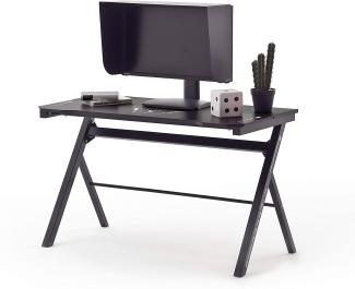 'mcRacing' Schreibtisch mit LED, Y-Gestell, schwarz, 120 x 73 x 60 cm
