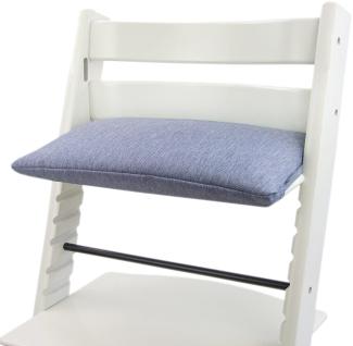 BAMBINIWELT Sitzauflage, kompatibel mit Stokke 'Tripp Trapp' Hochstuhl, 1-teilig meliert blau
