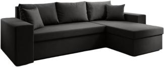 Luxusbetten24 Schlafsofa Designer Sofa Denver, mit Stauraum und Schlaffunktion