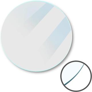 Euro Tische Glasplatte rund universell einsetzbar - Glasscheibe mit 6mm ESG Sicherheitsglas - perfekt geeignet als Tischplatte/Bodenplatte - 30cm / 40cm / 50cm (Klar Glas, 40 cm)