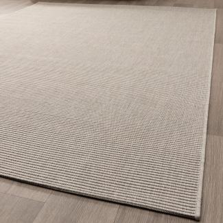 In- und Outdoor Teppich Halland, Farbe: Silber, Größe: 200x200 cm