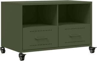 TV-Schrank Olivgrün 68x39x43,5 cm Kaltgewalzter Stahl 846702