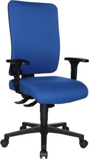 Topstar Open X (P) ergonomischer Bürostuhl, Schreibtischstuhl, Stoffbezug, blau