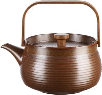 ASA kitchen'art Teekanne mit Holzgriff brown 0,6l