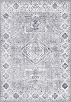 Vintage Teppich Gratia Graphitgrau - 80x150x0,5cm