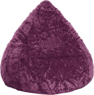 Sitting Point Sitzsack Fluffy XL pflaume