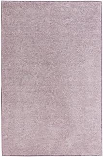 Kurzflor Teppich Pure Uni Flieder-Rosa - 200x300x1,3cm