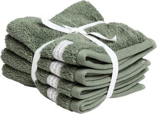 Gant Home Seifentuch Set Gesichtstücher Premium Towel Agave Green (30x30cm) (4-teilig)852007201-314