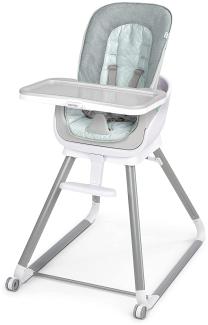 Ingenuity Beanstalk 6 in 1 Hochstuhl, vibrierender Babysitz mit Spielbogen, Stuhlaufsatz, Kleinkindersitz sowie -stuhl und mehr, 0-5 Jahre, Ray 12564 Gray