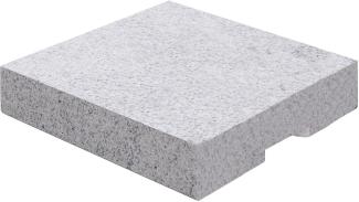 Doppler ECO Granitplatten mit Griffmulden 2er Set, grau, 2 x 55 kg