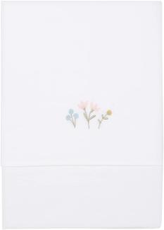 Little Dutch Flowers & Butterflies Gestickt Babylaken Pink 70 x 100 cm Rosa