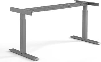 MO Five (Silber) - elektrisch höhenverstellbares Tischgestell (68,5 - 118,5cm)