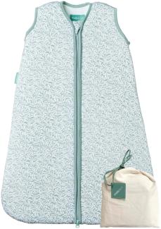 molis&co - Baby Schlafsack ärmellos - Ideal für Frühling und Herbst - Babyschlafsack 1 tog ohne Ärmel - Leicht gepolstert - 100% Baumwolle (Oeko-TEX 100), Premium Qualität - INES II (85 cm)