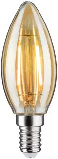 Paulmann 330028740 LED Kerze 2W 1. 900K E14 Gold für Plug & Shine Leuchten