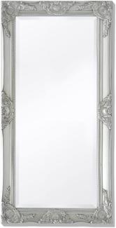 vidaXL Wandspiegel im Barock-Stil 100x50 cm Silber