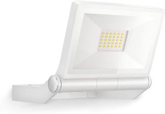 Steinel LED-Außenstrahler XLED ONE weiß, 17,8 W Fluter, 180° schwenkbar, 2050 lm, 3000 K warmweiß, aluminium