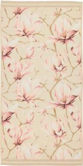 Feiler Handtücher Belle Fleur kiesel | Duschtuch 75x150 cm