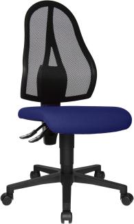 Topstar Open Point P Bürostuhl, Schreibtischstuhl, Stoff, 58 x 48 x 111 cm, blau