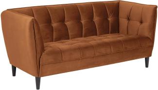 Sofa 2,5-sitzig JONNA, kupferfarben, ca. 182 cm