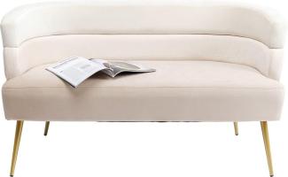 Kare Sandwich 2-Sitzer Creme 125cm Sofa, 64x125x64cm
