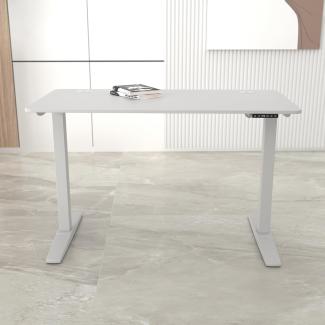 Höhenverstellbarer Tisch Kento 120x60cm Weiß [pro. tec]