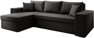 Luxusbetten24 Schlafsofa Designer Sofa Denver, mit Stauraum und Schlaffunktion