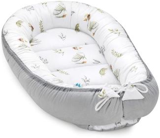 Pepi - Baby-Nest - Nestchen Baby - Baby-Nestchen für Neugeborene - Kuschelnest mit antiallergischer Füllung - Kokon aus Velvet und Baumwolle