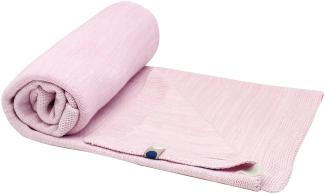 Snoozebaby Baby Stilvolle Cocooning Decke Kinderbett, Powder Pink