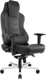 AKRacing Chair Onyx Bürostuhl, PU Kunstleder, Schwarz/Schwarz, 5 Jahre Herstellergarantie