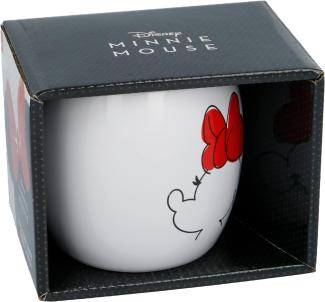 Disney Minnie Mouse Kaffeetasse aus Keramik ca. Ø 8 x 9 cm Schleife & Herz 380ml