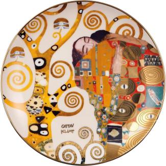 Goebel Wandteller Gustav Klimt - Die Erfüllung, Dekoteller, Artis Orbis, Fine Bone China, Bunt, 21 cm, 67071041