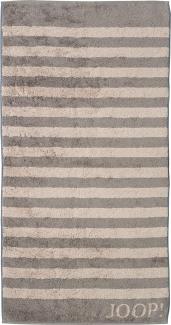 JOOP Handtuch-Serie Classic Stripes | Duschtuch 80x150 cm | graphit
