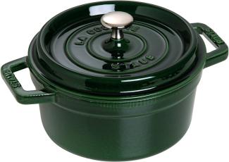 Staub la Cocotte 1,7 l grüner Gusseisentopf mit Deckel