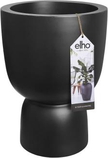 elho Pure Coupe 41 - Blumentopf für Innen & Außen - Ø 41. 3 x H 57. 9 cm - Schwarz/Schwarz