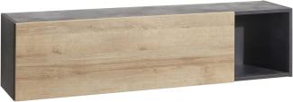 Composad Wandschrank, Holzwerkstoff, grau, (LxAxP) 140. 00x35. 00x30. 10 cm
