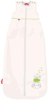 Zizzz 4 Jahreszeiten Kinderschlafsack in 3 Größen & vielen süßen Designs - Atmungsaktiver Schlafsack für einen erholsamen Schlaf mit Zizzz (110cm (24-48 M), Frog)
