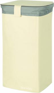 Spirella Wäschekorb Wäschesammler Wäschesack "Classic XXL" mit herausnehmbarem Wäschesack - 75 Liter - Weiß
