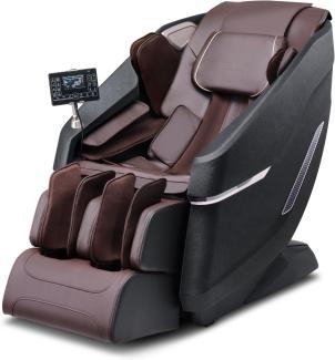 VEVOR Massagesessel mit Flexibler SL-Schiene, 3D-Ganzkörper-Shiatsu-Massagegerät, Schwerelosigkeit, 10 bis 18 Automatikmodi, Heizung, Bluetooth-Lautsprecher, Luftkissen und Touchscreen 160 kg