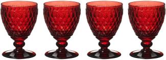 Villeroy & Boch Vorteilset 4 Stück Boston coloured Wasserglas red rot 1173090130