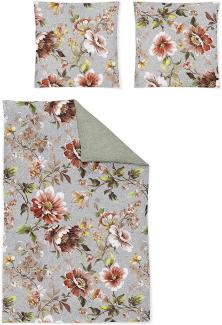Irisette Flausch-Cotton Bettwäsche Set Zobel 8854 multi 155 x 220 cm + 1 x Kissenbezug 80 x 80 cm