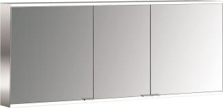 Emco prime 2 Lichtspiegelschrank, 1600 mm, 3 Türen, Aufputzmodell, IP 20, mit Lichtpaket, Ausführung: Glasrückwand verspiegelt - 949706048