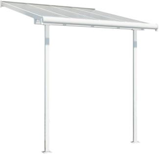 Palram - Canopia Aluminium Terrassenüberdachung Sierra | Weiß | 230x230x300 cm