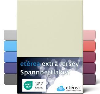 etérea Extra Jersey Spannbettlaken Nature 90x200 - 100x220 cm