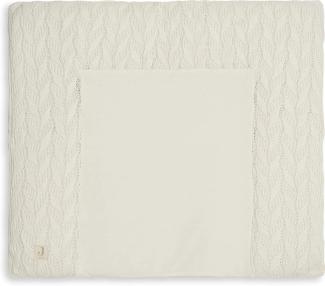 Jollein Spring Knit Wickelunterlagenbezug Deutsch Ivory Weiß off white